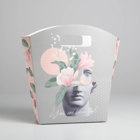 Gift package, packaging, "You are beautiful", 26 x 28 x 8 cm
