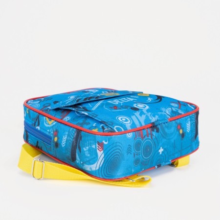 Baby backpack on lightning, blue color-4