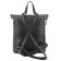 Male backpack, genuine leather, black 50x32x12 cm
