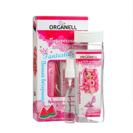 Gift set of children organell: shampoo, 250 ml + fragrant water, 33 ml