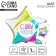 Foil ball 18 "Happy Birthday", star