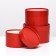 Set of hats 3 in 1, burgundy, 16 x 10.14 x 9.13 x 8.5 cm