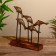 Souvenir "Dolphins" on the stand, Albezia 25x5x29 cm