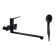 Accoona A71300F bath mixer, single -leaf, pour 300 mm, shower set, black