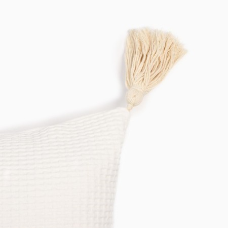 Decorative pillowcase "Ethel" Scandil 45*45 cm milk, 100% p/e-3