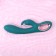Rabbit Oka Vibrator, clitoris stimulator, G, 10 modes, 22 x 4 cm, emerald 1061344