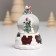 Souvenir Polystone Water Ball Light "Snowman. Christmas tree" MIX 5.5x5x5x9 cm