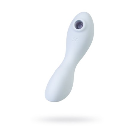 Satiffyer Curvy Trinity 5+ vacuum clitoris stimulator, blue color-1