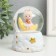 Souvenir Polystone Water Ball Light "Girl on a Cloud" MIX 6x6x8.5 cm