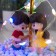 Nightlight "Romance" LED from batteries 3haaa 11x11x21.5 cm Risalux