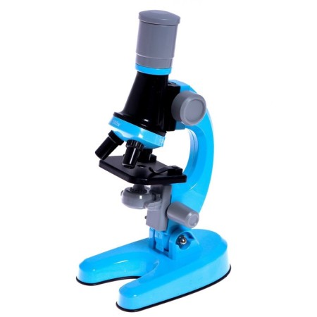 Children's microscope "Young botanist" Frendering x100, x400, x1200, blue, backlight-1