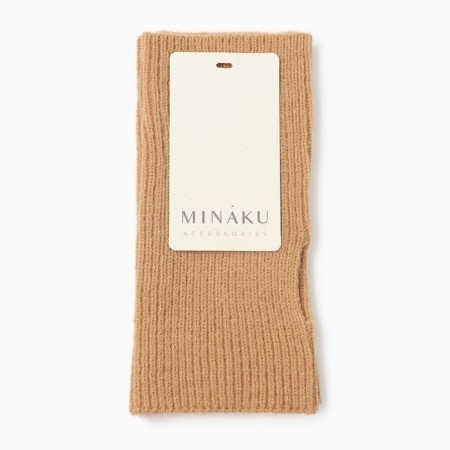 Female mittens minku, sandy color, 18 cm-2