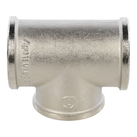 The STOUT SFT-0020-000001, 1 ", internal/internal thread, nickelled brass-2