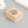 Printing wood, rubber "Bouquet with tape" 5x4x2.5 cm