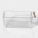 Storage container with handle LadOM "Crystal", 31.5 × 16.5 × 11.5 cm, color transparent color