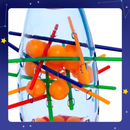 Board game for logic and dexterity "Hello from other planets", 2-5 players, 4+-6