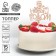 New Year's Wooden Topper for the Cake "Happy New Year", 120x116