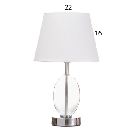 Table lamp "Isolda" 1x40W E27 transparent 22.5x22.5x38cm-5