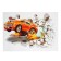 Sticker 3D Interior Race 70*50cm