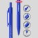 Automatic ballpoint handle R-305, node igla 0.7 mm, blue ink, letter line length 1000 meters