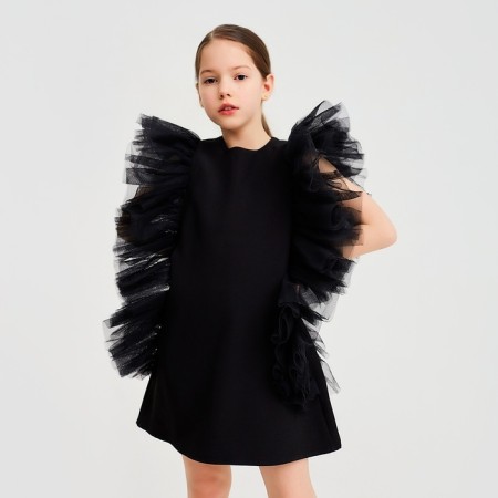 Платье для девочки MINAKU: PartyDress цвет чёрный, рост 104-7