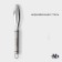 Magistro Solid fishing pipe, stainless steel, chrome color