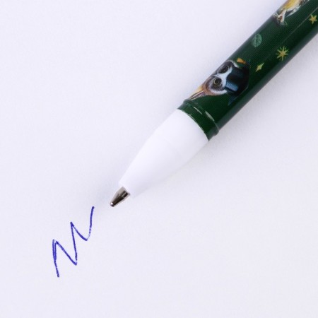Ballpoint pen for graduation plastic with cap “Goodbye school” blue paste 0.5 mm-1