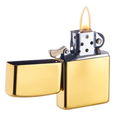Lighter gasoline "Classic", gold-1