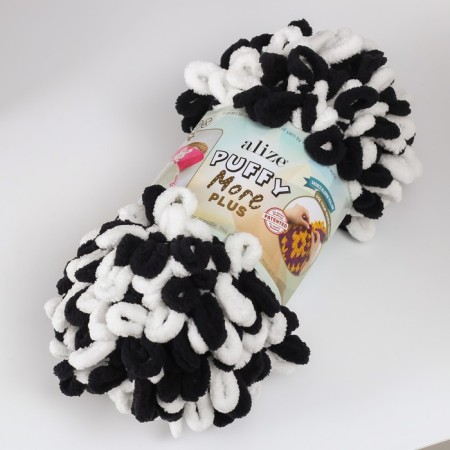 Yarn "Puffy More Plus" 100 % micropoliester 11m/250g (8006)-1