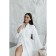 Frequency bathrobe, size 46, white color
