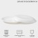 Dining Luminarc Diwali Service, 19 items, D = 25/20/21/19 cm, glass -ceramic, white