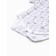 Body baby with short sleeve "Bunny", white/pink color, height 68