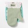 Set of shade, mittens+grabbit green strip/kitchen, 100%PE, mobbled 200 g/m