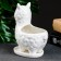 Pot "Lama Lyol" White, 15x8x12cm