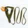 Acunition set is embossed, leash 120 x 2 cm, og 44-50 cm, yellow-black