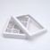 Box for sweets, 12 pcs, white, 19 x 15 x 3.5 cm, set 5 pcs.