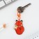 Acrylic “fox” keychain with carbine, 5.5 x 3.8 cm