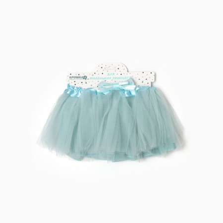 Skirt elegant for a girl crumb I, light blue, 17 cm-3