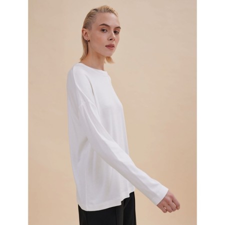 Female long, size m, white color-1