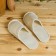 Bath slippers, white
