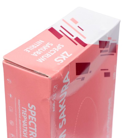 ZKS gloves nitriles spectrum saacura pink 3.2 g m 50 pairs/un-2