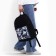 School Youth Backpack "Anime", 33x13x37, lightning department, n/pocket, black