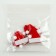 A set of felt parts for the “caps” decor set 5 pcs., Size 1 pc. - 4 × 3.8 cm, bilateral tape