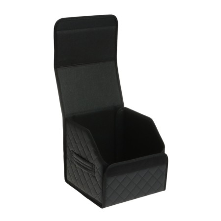 Organizer COFR in the car Cartage Sakvoyzh, eco -leather coasted, 30 cm, black-3