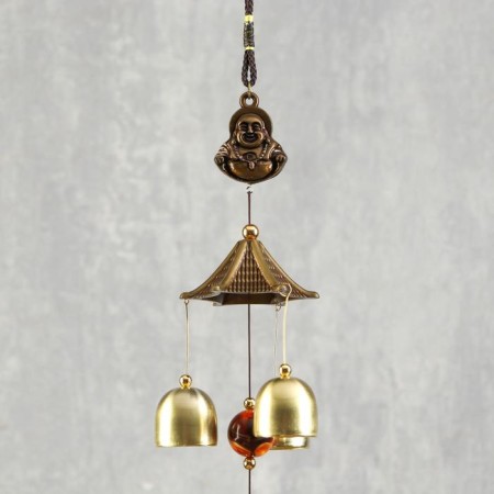 Wind Music Metal "Hote" 3 bells 42 cm-1