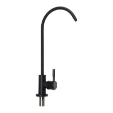 Crane for all types of household filters Zein K-05, stainless steel, black