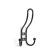 Hook furniture tundra TKT002 Light, three -rod, black