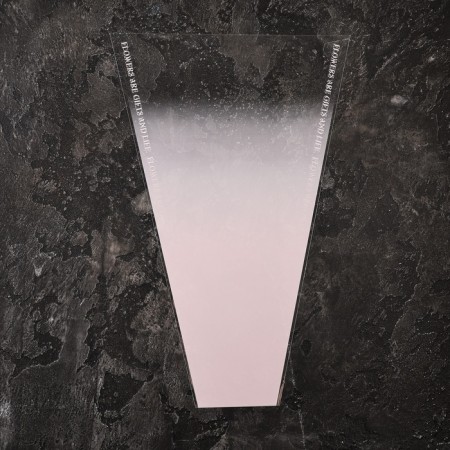 Packet stoop for flowers, "transition", 30+9.5x45 cm, pink-2