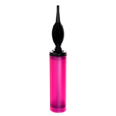 Manual pump for balloons, fuchsia color, 1 pc.-1