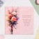 Highlight-Europe "Congratulations!" pink bouquet, 21x10 cm